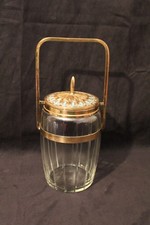 Seau à biscuit en cristal et