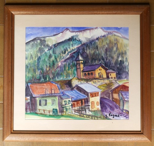 Tableau aquarelle gérard - tableau,