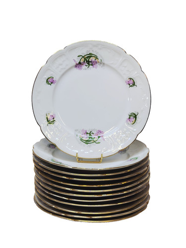 Grandes assiettes plates en - 12,