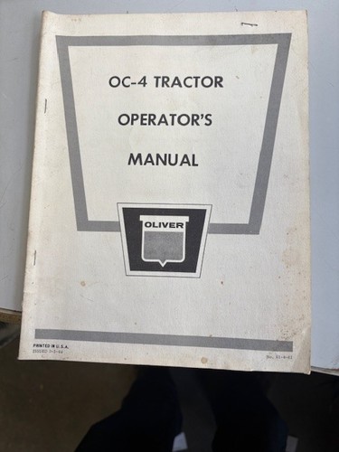 Orginal oliver cletrac crawler - cletrac,