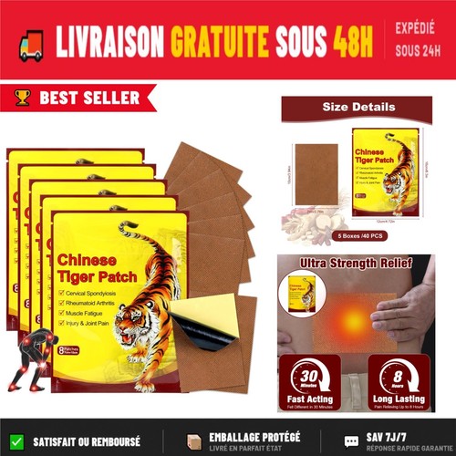 Mineup patch chauffant dos - patch, 40