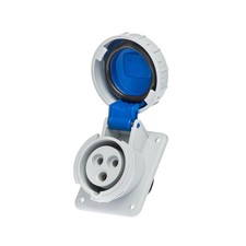 Prise Monophasé 16a 2p+t - Encastrable Sur Coffret - étanche Ip67 - Ide