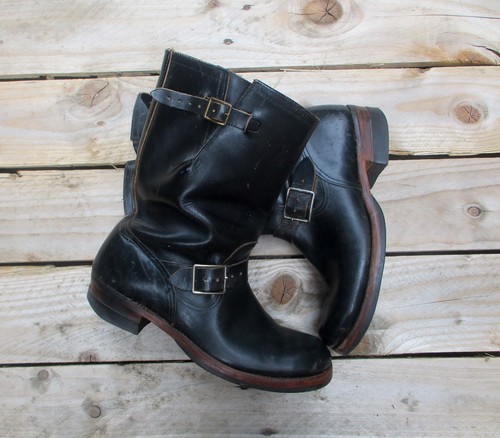 Vintage 50s engineer - engineer, boots