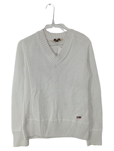 Napapijri pull femme - blanc, col