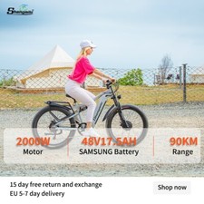 26" Vélo électrique Double