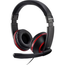 Gioteck - Casque de jeu stéréo filaire XH-100 Rouge pour Xbox One, PS4 et PC