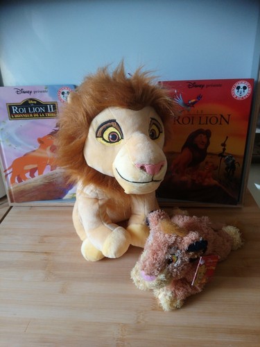 Lot peluches mufasa simba - lot,