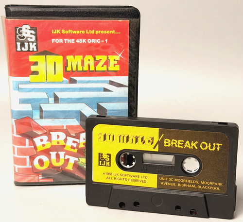 Maze break out oric 1 - 3d,