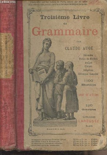Troisième livre grammaire - troisième, de