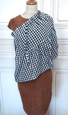 Jupe cotonnade Vichy Dansante T40 à 44