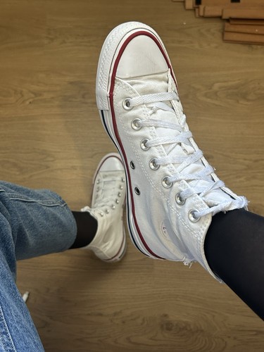 Converses blanches montantes - blanches,