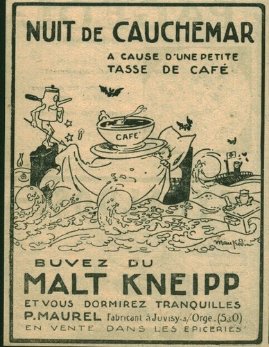 Publicité ancienne nuit - , de