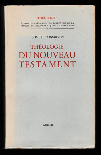 Bonsirven theologiedu nouveau - theologiedu,