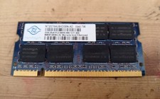 Mémoire Pc Portable 2Go DDR2 NANYA SODIMM PC2-6400S / NT2GT64U8HD0BN-AD