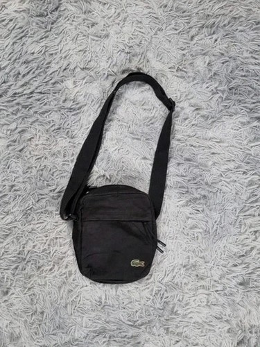 Sac bandoulière lacoste noir - bandoulière,