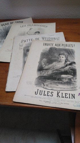 Lot partitions anciennes - de,