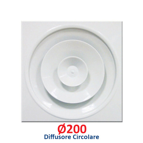 Diffuseur ø200 blanc avec - mm,
