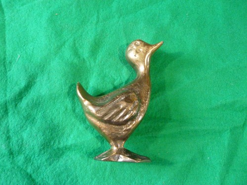 Canard sculpture bronze - canard,