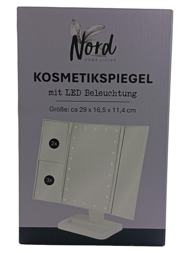 Nord miroir cosmétique led - miroir,