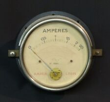AA Ancien Ampèremètre instrument scientifique A.M.P.E.R Lyon 1.3kg16cm  1940   