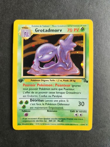 Carte pokémon grotadmorv - pokémon,