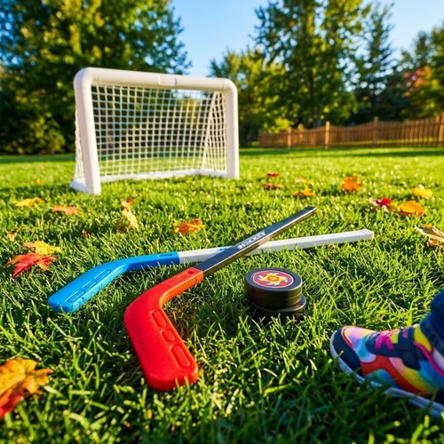Crosse hockey plastique - de, en
