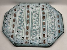 Rare Grand Plat Octogonal R.P
