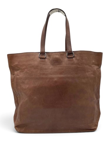 Prada sac porté épaule cuir - porté,