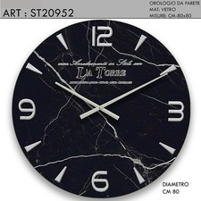 Horloge Murale En Verre Effet