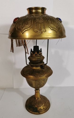 Ancienne lampe pétrole - ancienne,