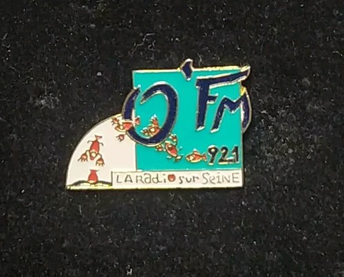 Rare pins radio média - radio, 'fm