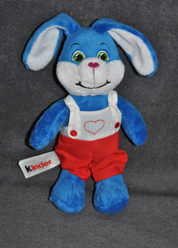 Doudou lapin kinder bleu - 🍀doudou,