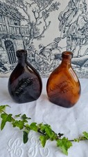 2 anciennes bouteilles ambre publicitaire viandox liebig