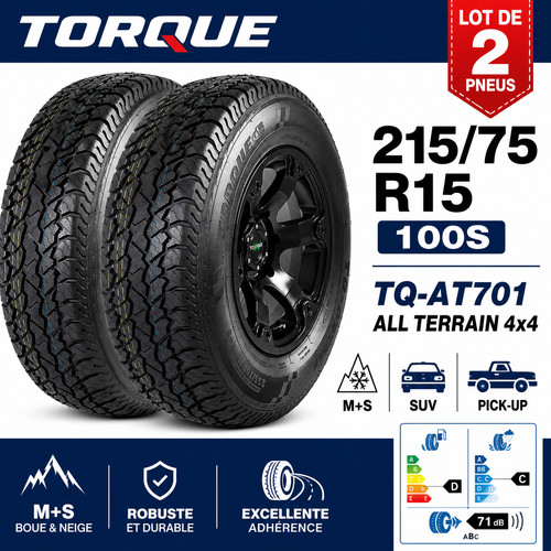 Lot pneus torque - de, 2