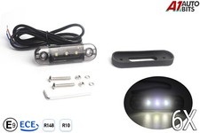 6 Pièce LED Blanc Face Avant