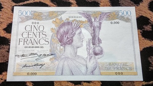 Billet 500 francs - billet,