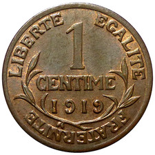 1 Centime DANIEL DUPUIS 1919