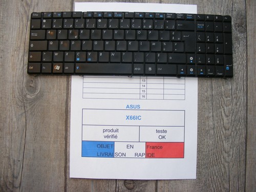 Clavier azerty pour asus - pour, x66ic