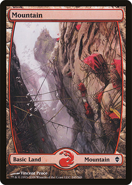 Magic mtg mountain textless - mtg,
