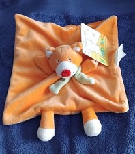 Doudou kimbaloo renard orange