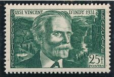 TIMBRE FRANCE 890** Vincent D Indy  1951