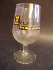Dunkerque Superbe verre à bière 1950 REUZE BIER Pelforth Lille Nord 59 brasserie