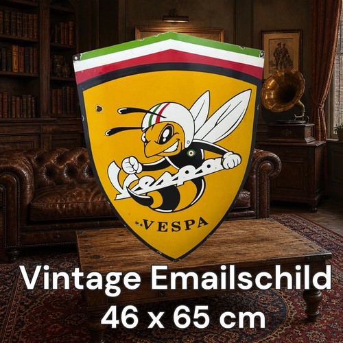 Plaque émaillée vintage - vintage, alt