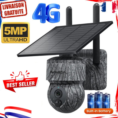 Caméra solaire inqmega - solaire, 5mp