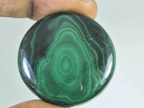 Cabochon rond malachite - cabochon,