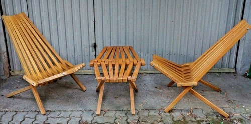 Chaises table pliable bois - chaises,