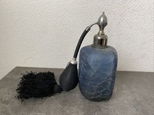 Ancien vaporisateur verre - verre, bleu