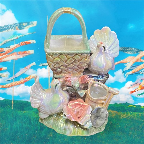 Ancien sujet porcelaine panier - sujet,