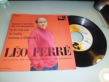  VINYLE 45 TOURS EP LEO FERRE