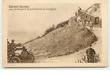 Publicité - Camion Saurer pour le transport de poids lourds en montagne - 19629